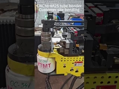 Κινέζικη μηχανή κάμψης σωλήνων CNC38 servo κάμψη με υψηλή ποιότητα με κάμψη ώθησης και τρύπα τρύπα