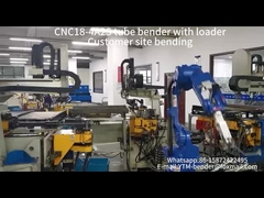 Κινεζική μηχανή κάμψης σωλήνων CNC18 servo κάμψης για σωλήνες υψηλής πίεσης σε κινητήρα με φορτωτή